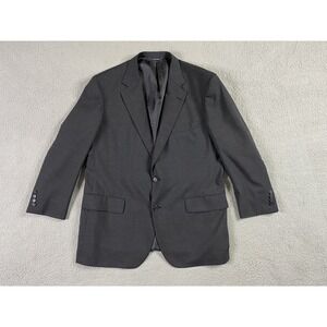 Brooks Brothers Suit Jacket 45 R Gray Wool Luxury Designer Brooksease Sport USA